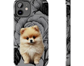 iPhone - iphone 2点セット　ポメラニアンくん ポメラニアン犬 iPhone 11-17 ケース: Max、Pro、Slim モデル、光沢