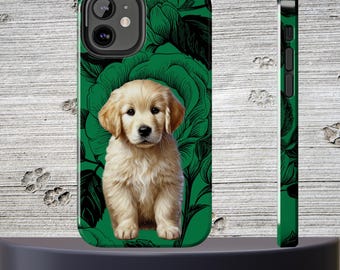 Golden Retriever Handyhülle Hundeliebhaber Geschenk für iPhone und Samsung Süße Goldener Hund Fall Schutz Rasse Cover für Haustier Mütter