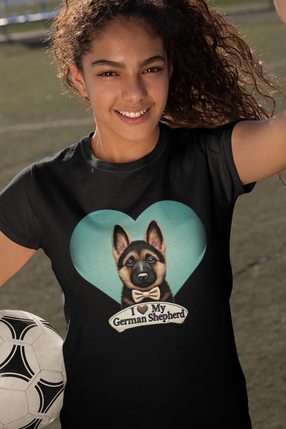 German Shepherd Shirt I Love My German Shepherd Tee Cute Dog Lover