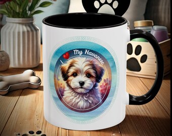 Havanese Dog Mom Mug, I Love My Havanese Coffee Cup