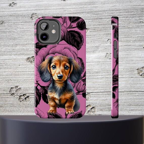 Dachshund Phone Case for iPhone and Android Sausage Dog Mom Gift
