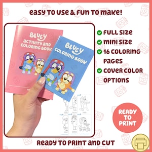 Blue Dog Coloring Book | Digital Party Favor | Printable Kids Activity