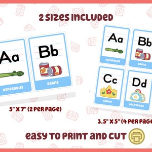 Bluey-themed Alphabet Flash Cards | A to Z Printable Learning Cards ...
