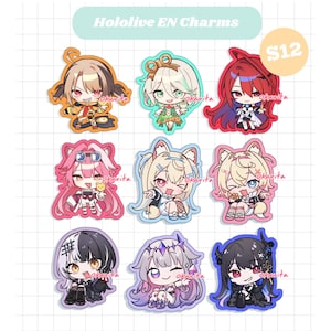 HoloEN Acrylic Charms