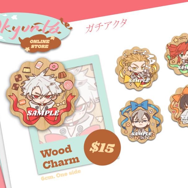 Gachiakuta Wood Charms