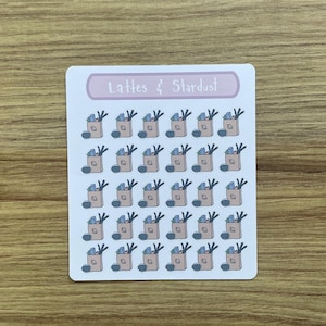 Groceries / Food Shopping | journal, calendar, planner stickers, scrapbook, illustration, productivity, tiny stickers, to-do&#39;s, chores