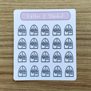 Stickers icônes lèche-vitrines | Planner Stickers Icône Petits Vêtements | Petite icône | Bullet Journal | Hebdomadaire | Journal de planification
