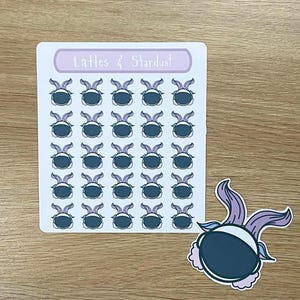 Schattig astrologisch sterrenbeeld Steenbok stickervel met extra grote sticker | Horoscoop, Griekse tekens, Sterrenbeeld, Symbool, Geboorteteken