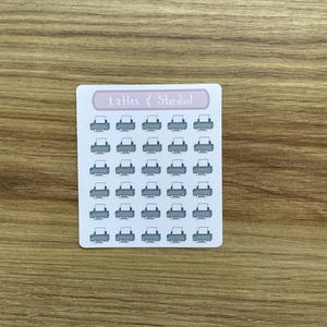 Drucker Planer oder Journaling Aufkleber | Planer Aufkleber, Journal, Bullet Journal, winziges Symbol, Lehrer, Schriftsteller, Ladenbesitzer, Designer, Büro