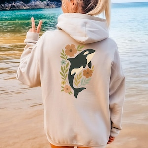 Orca Hoodie Sweatshirt for Ocean Lovers