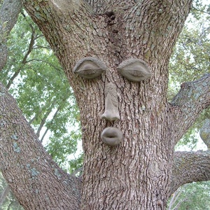 Willow Tree Face Concrete Garden Decor