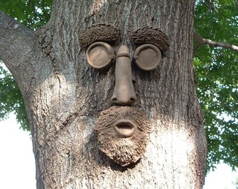 ShadeMaster Tree Face Concrete Garden Decor Gift