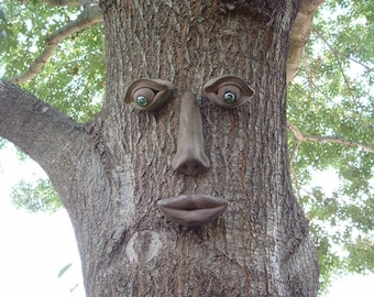 Simon Tree Face Concrete Garden Decor