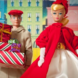 Christmas Shopping Couple Fine Art Photograph