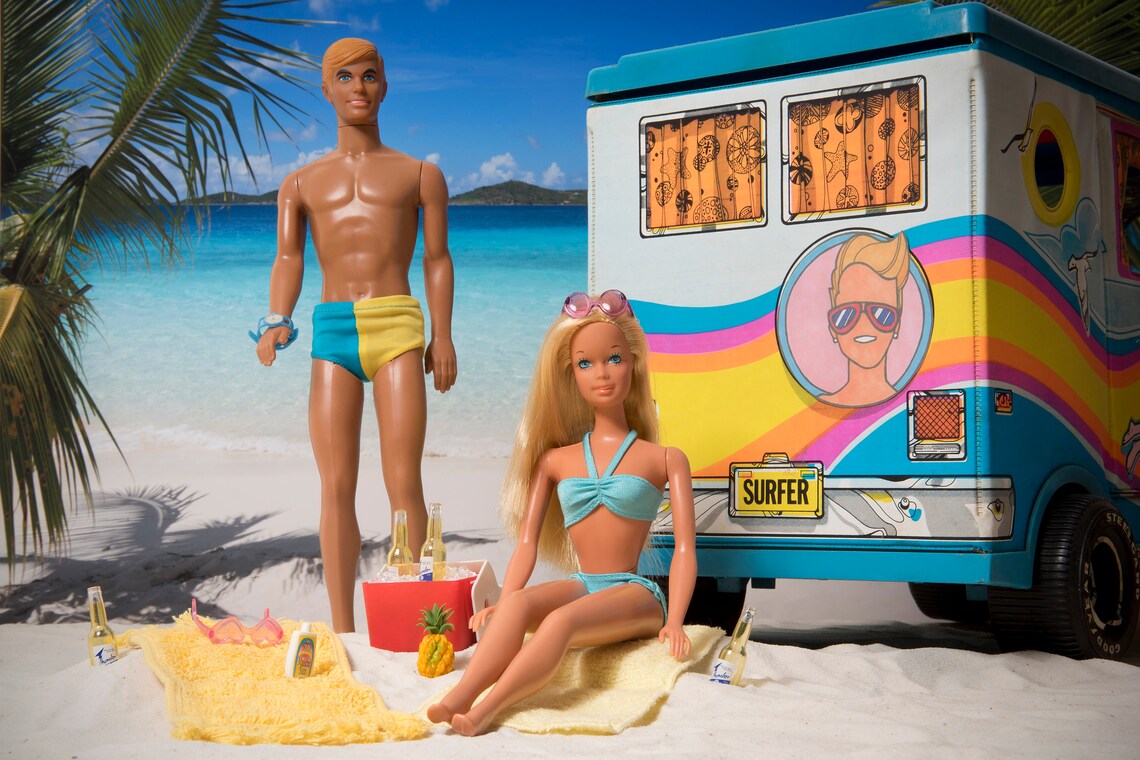 Malibu Ken and Barbie Fine Art Photograph - Etsy