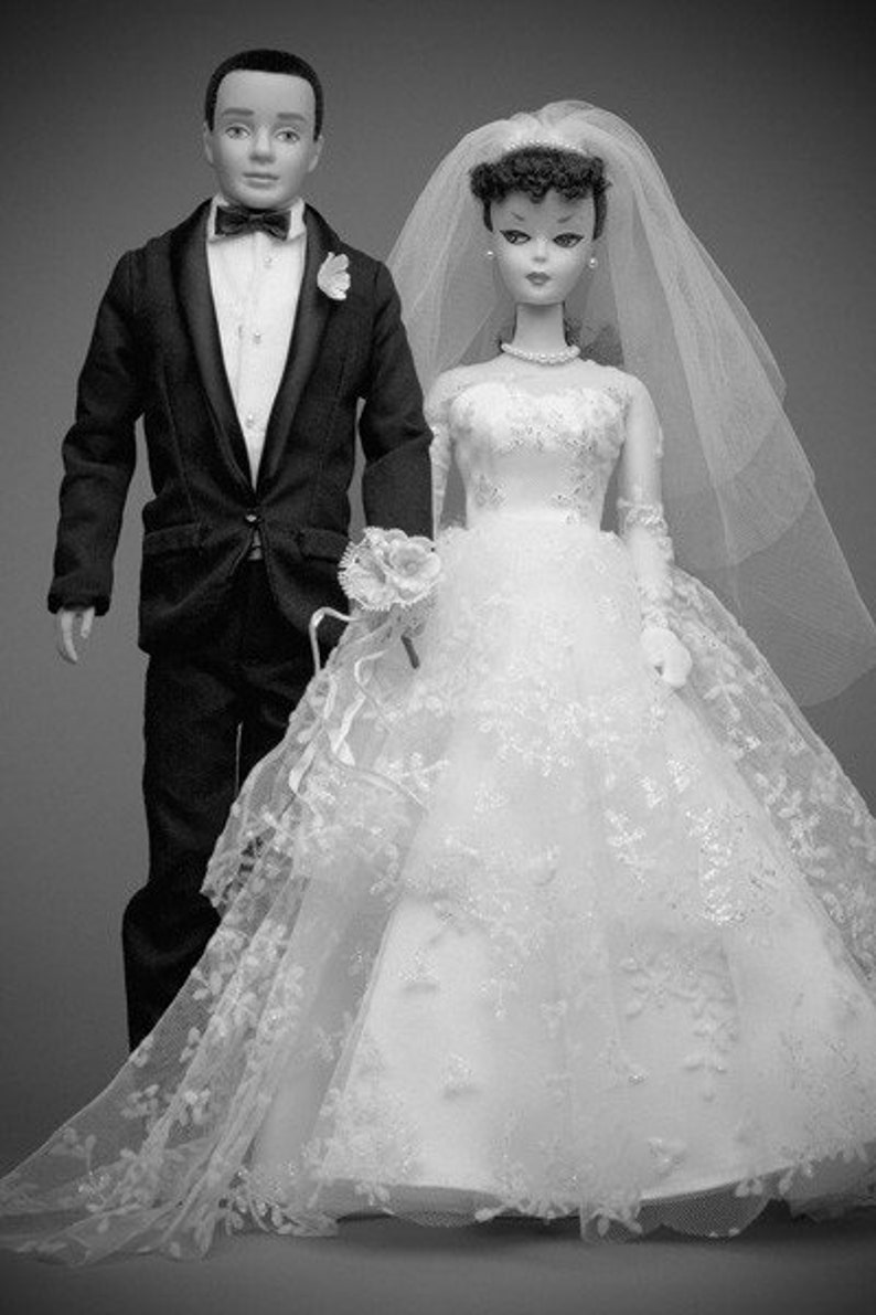 Wedding Couple Barbie Fine Art Photograph image 1