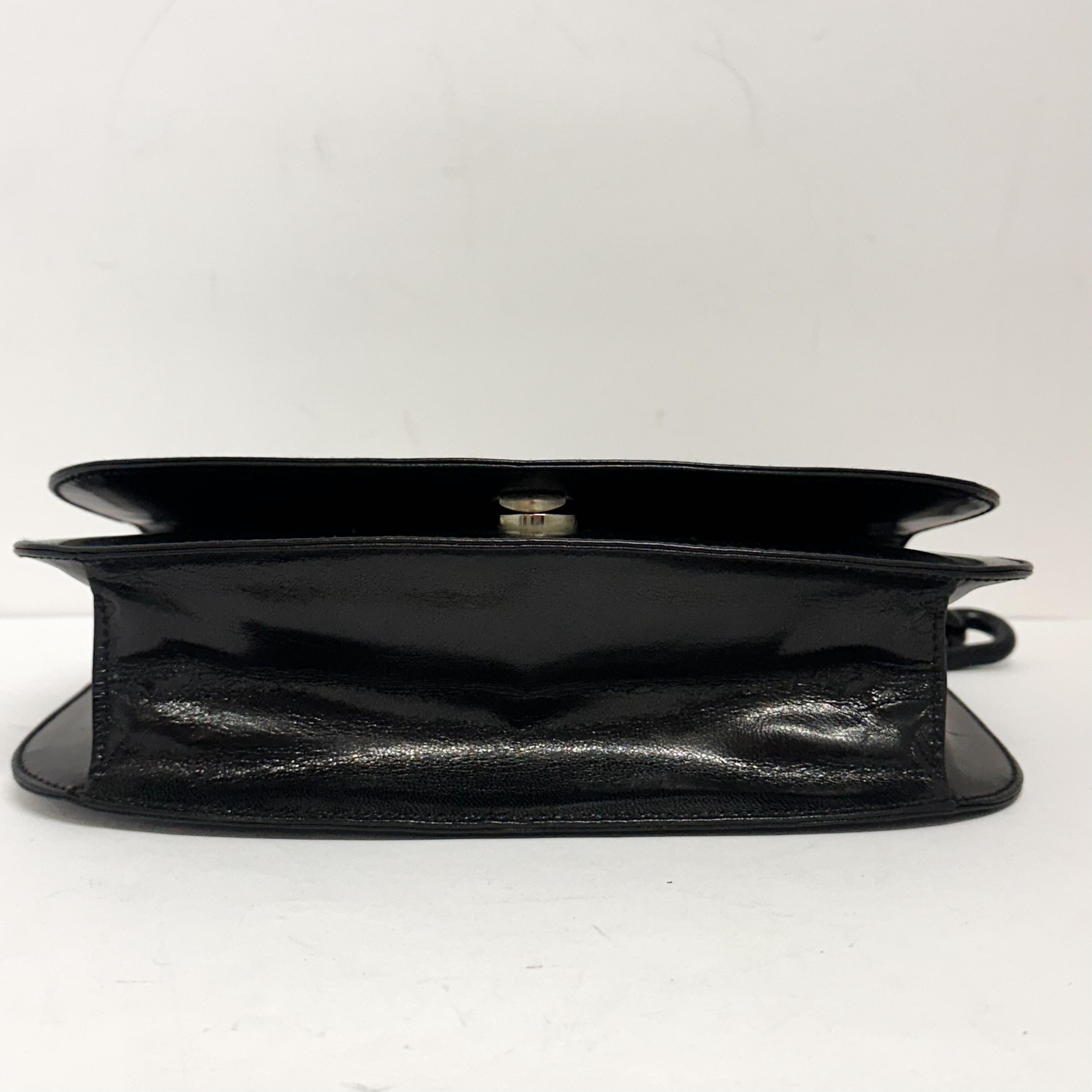 PRADA Vintage Madras Swing Leather Shoulder Bag With Plastic Chain