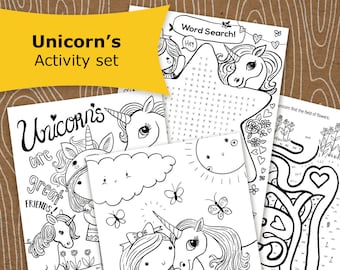 Unicorn Activity, fun kids activities,coloring pages,printable kids pages