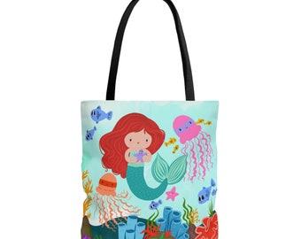 Cute Mermaid Tote bag