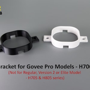 Govee (Pro) Permanent Outdoor Light Mount Bracket Soffit - Eave - Fascia Clips - Brackets - Fits Govee H706