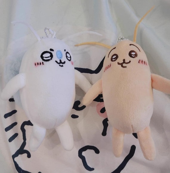 Chiikawa Screaming Plush Keychain: Funny Anime Doll Bag Charm - Etsy