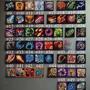 Écusson thermocollant World of Warcraft : badge d'icône de joueur brodé - 4 cm