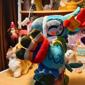 Zelda Kass Plush: Muzikale Zelda BOTW-knuffel met afneembare sjaal