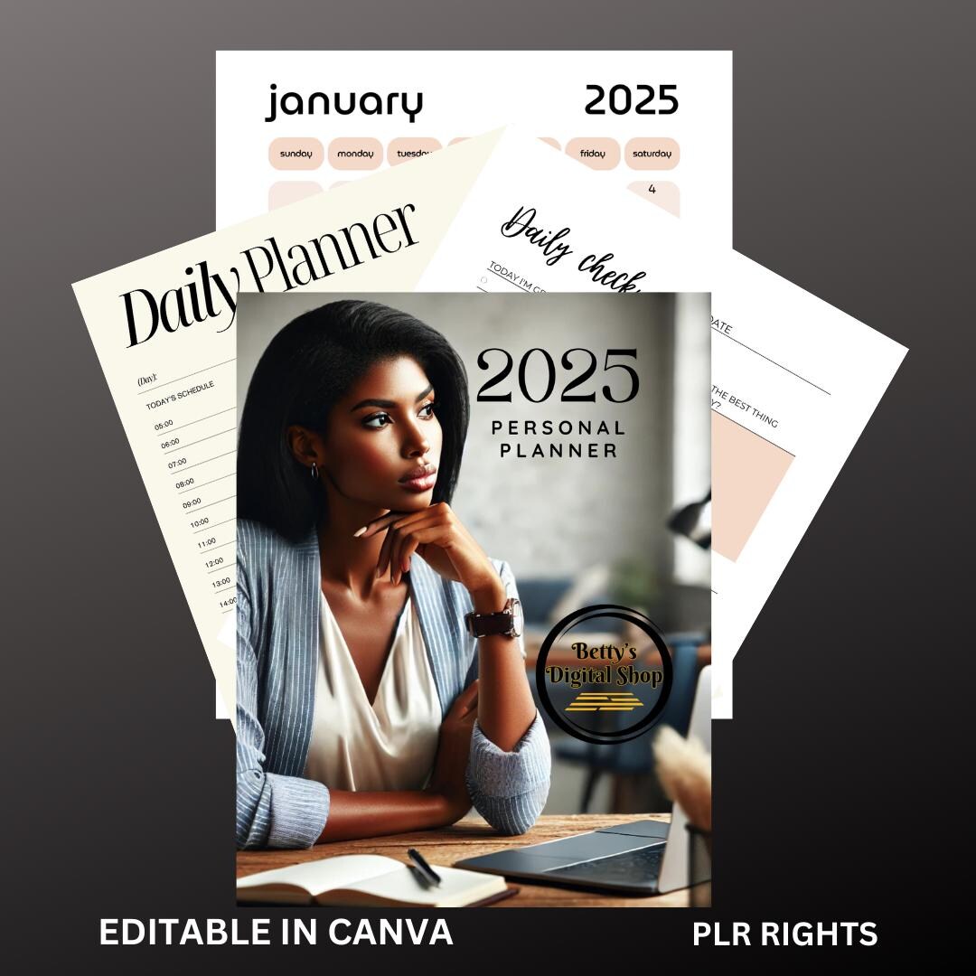 2025 Personal Planner Digital Download | PLR RIGHTS - Etsy