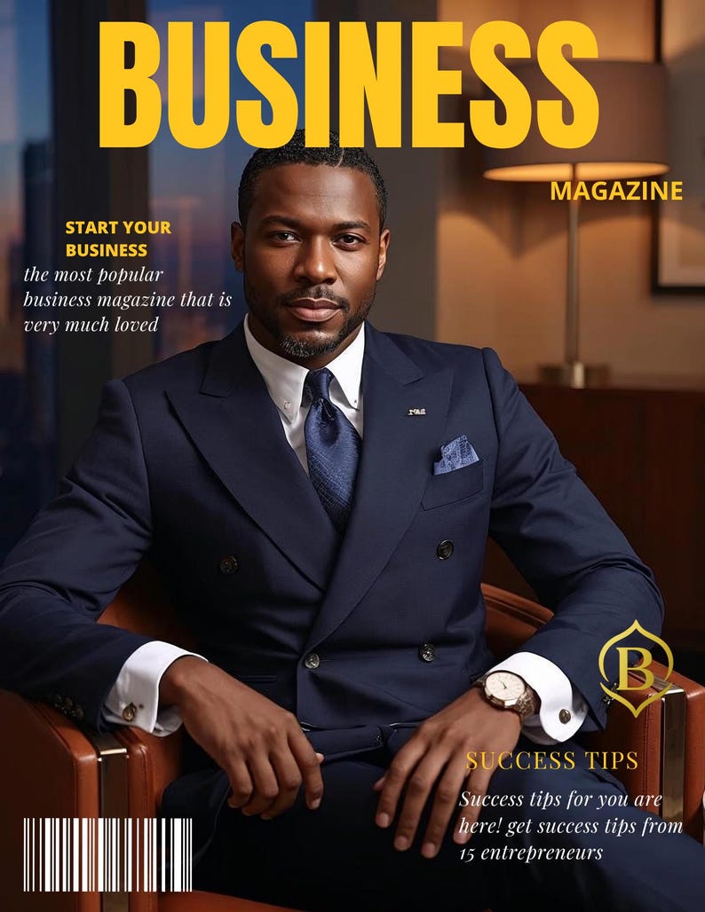 Business Magazine Cover Bundle – 5 Professional Templates - Etsy