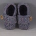 Crocheted Baby Boy Shoes Pattern, Newborn to Six Months A6