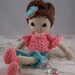 Jessica Nichole, Crochet Pattern, for amigurumi, shelf sitter doll,miniature,