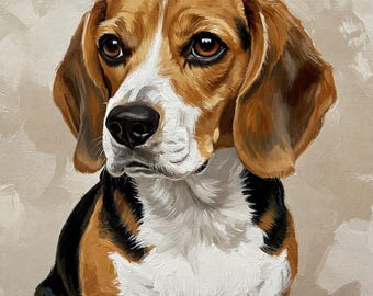 Aangepast huisdierportret: handgemaakt olieverfschilderij op canvas, gepersonaliseerd huisdiergedenkteken