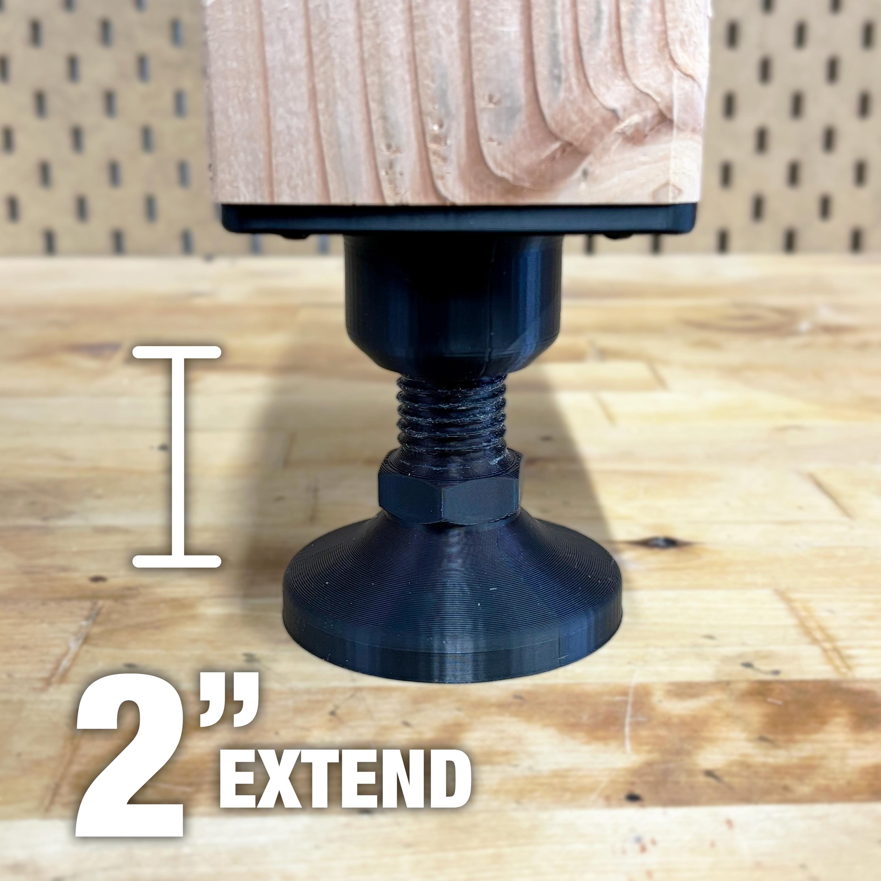Bench Feet Heavy-duty Furniture Leveling Feet: Adjustable Table and Workbench Feet ...
