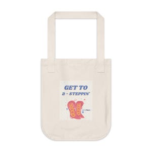 Get to Steppin 'Bio-Einkaufstasche - Umweltfreundliche, wiederverwendbare Einkaufs-, Strand- oder Sporttasche - Perfektes Geschenk für Tänzer, Naturliebhaber