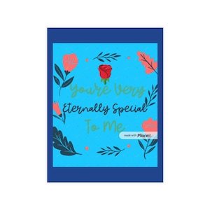 Helles Blumen-Postkarten-Bundle - You're Very Special to Me, Grußkarten, Briefpapier-Set, Freundschaft, Liebesbriefe, Geburtstagswünsche