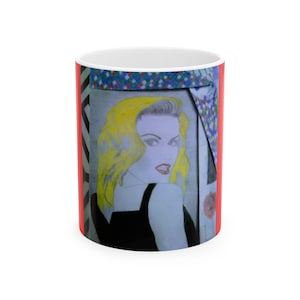 Artistic Ceramic Mug - Perfect Gift for Art Lovers, Unique Coffee Cup, Artistic Design, Home Decor, Gift for Her