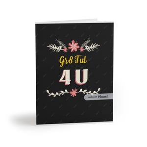 Pack de cartes de voeux florales - Parfait pour les anniversaires, les remerciements, les célébrations, les amitiés et plus encore !