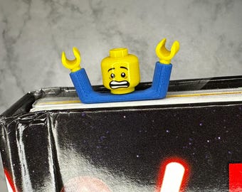 Brick Man Inspired Bookmark, 3d Printed - FREE SHIPPING!