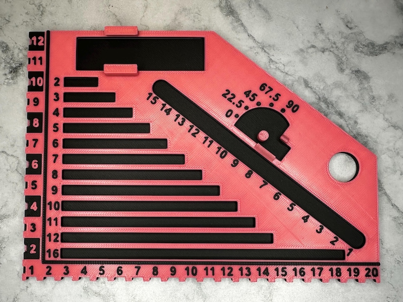 Brick Ruler Measuring Tool- Lego Compatible, 3d Printed, MOC Building ...