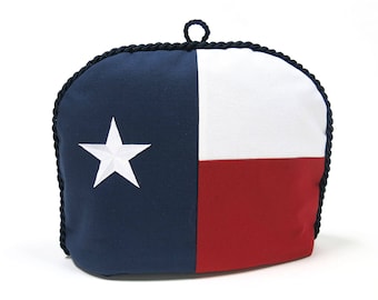 Tea Cozy/ Cosy - Texas Tea -Lone Star- Red , White and Blue with White star