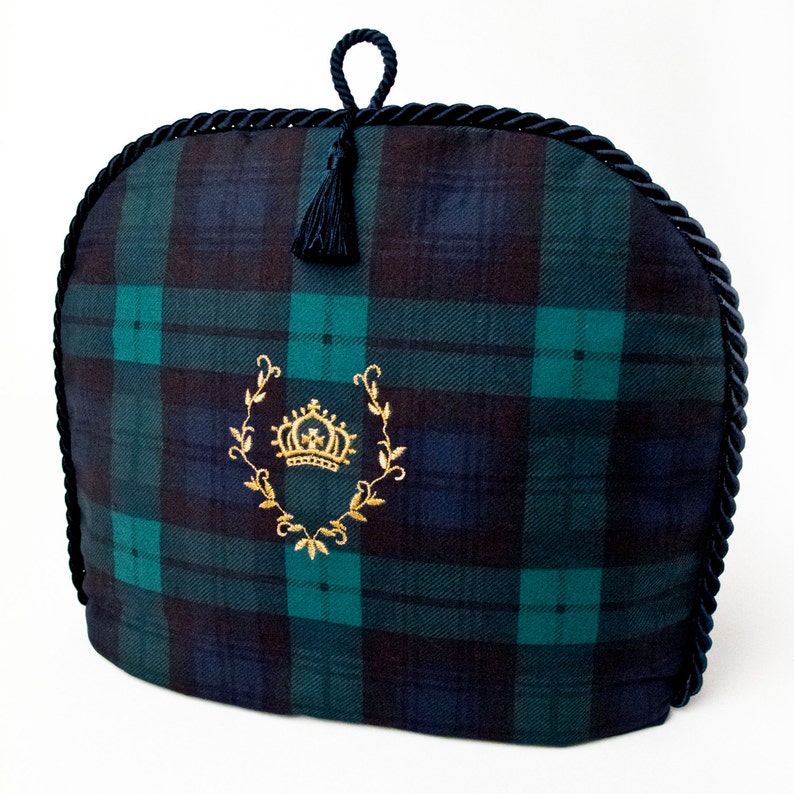 Tea Cozy / Cosy Ralph Lauren Vintage Black Watch Tartan / Etsy