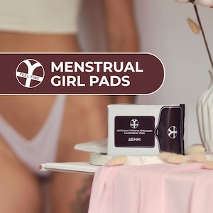 Women Pads Menstrual Daytime Pads Gift for Girl Period Pads Zero Waste Organic Cotton Eco Friendly Pads for Women Natural Feminine Care