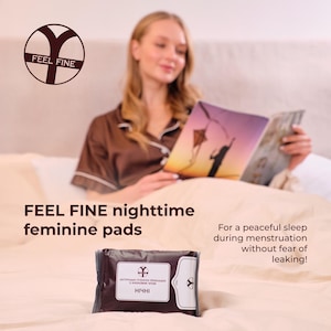 Organic Maxi Pads with Wings Soft Sanitary Pads for Women and Teens First Period Night Care Gift for Her Eco Friendly Feminine Care