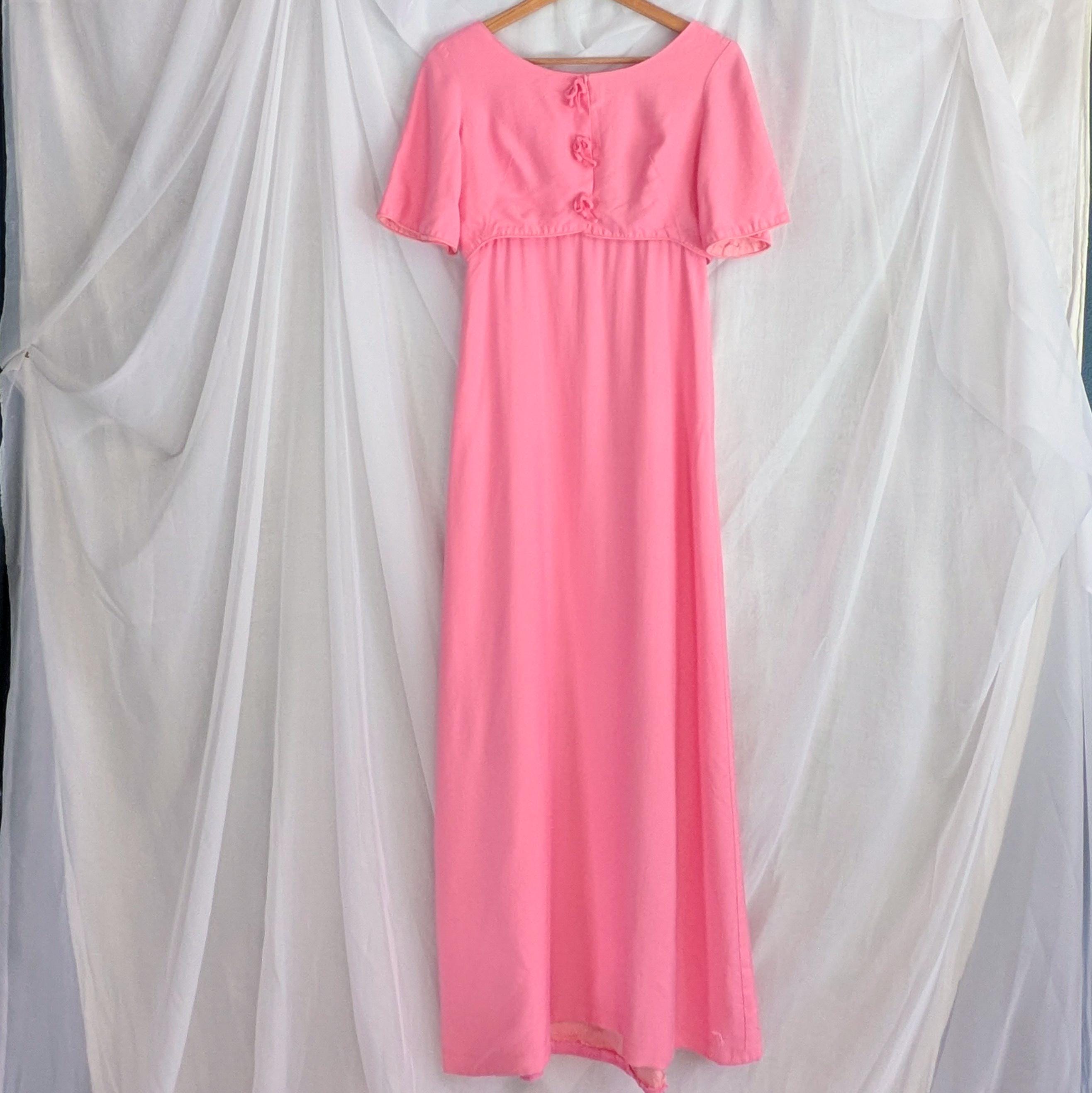 70s Hot Pink Dress - Etsy 70s Hot Pink Dress - Etsy