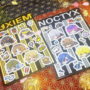 Vox Ike Shu Luca Mysta Fulgur Uki Alban Sonny Yugo | Nijisanji En Luxiem  Noctyx | Sticker | FanArt