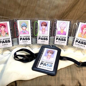 Saja Boys | Jinu Abby Baby Mystery Romance | K-pop Demon hunters | This is my Oshi | PVC ID Card | FanArt