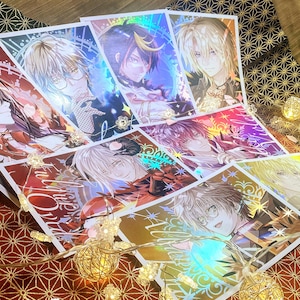 Vox Ike Shu Luca Fulgur Uki Alban Sonny / Nijisanji En Luxiem Noctyx / Tarjeta fotográfica / FanArt