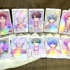 Saja Boys | Jinu Abby Baby Mystery Romance | K-pop Demon hunters | Polaroid style Mini Photo Card | FanArt