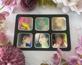 till sua mizi luka ivan hyuna | AlienStage - Holographic Stickers