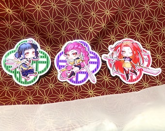 Kpop Demon Hunters | Huntrix | Rumi Mira Zoey | Sticker